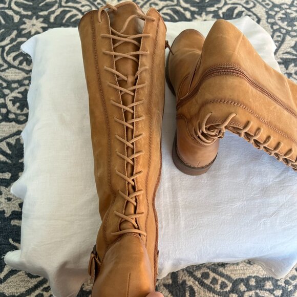 Sofft Women's Kristie Leather Lace Up the back Tall Boot Knee High Size 10M - Picture 6 of 10